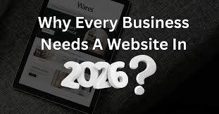 Modern business website design displayed on a laptop screen